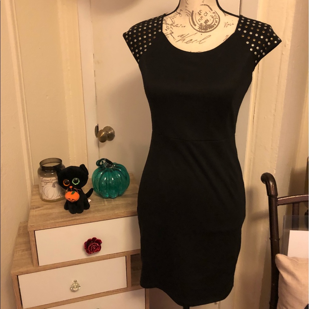 Studded mini dress